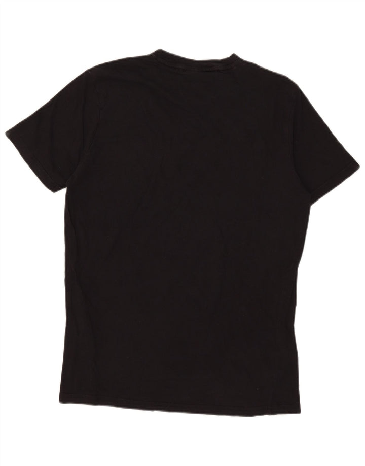 CHAMPION Herre grafisk T-shirt Top Medium Marineblå Bomuld