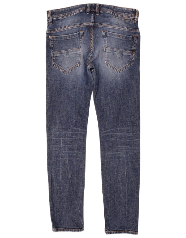 Diesel Herre Skinny Jeans W32 L31 Blå Bomuld