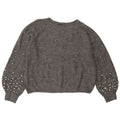 Marks & Spencer Dame Boat Neck Jumper Sweater UK 14 Medium Grey Flecked