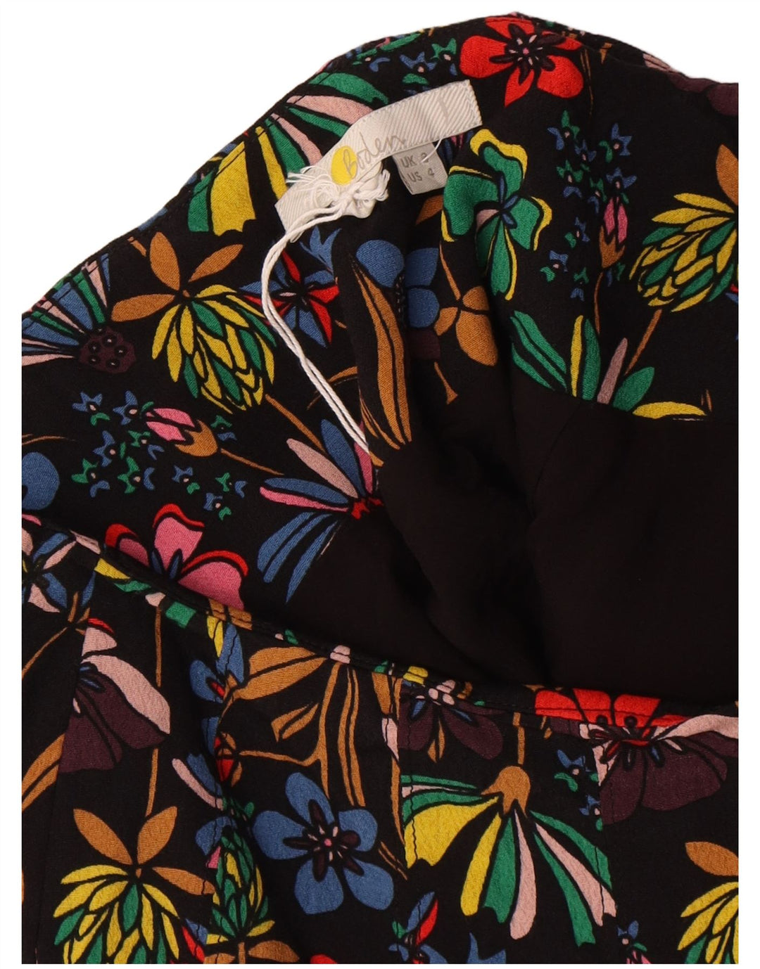 Boden Dame A-Line Nederdel UK 8 Small W30 Multicolored Floral