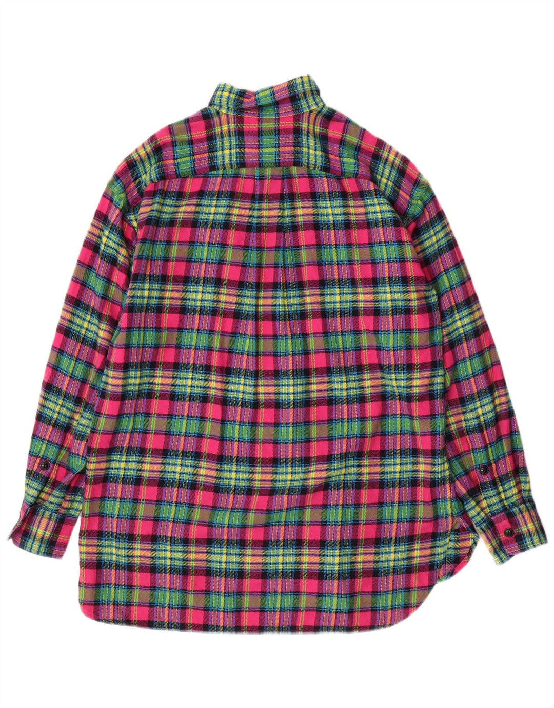 RALPH LAUREN Flanelskjorte til mænd Medium Flerfarvet ternet bomuld