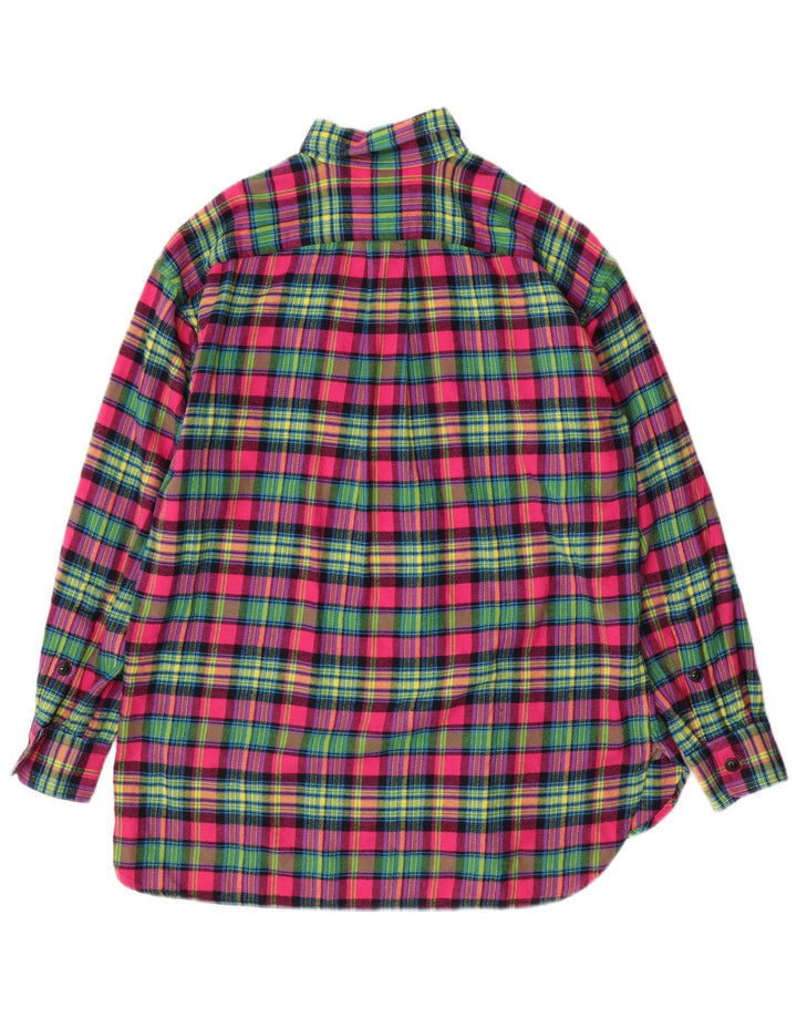 RALPH LAUREN Flanelskjorte til mænd Medium Flerfarvet ternet bomuld