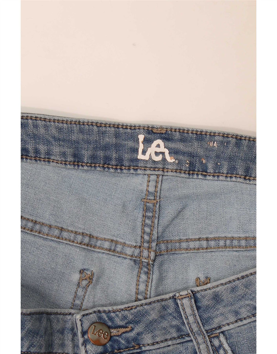 Lee denimshorts til kvinder W38 XL Blå