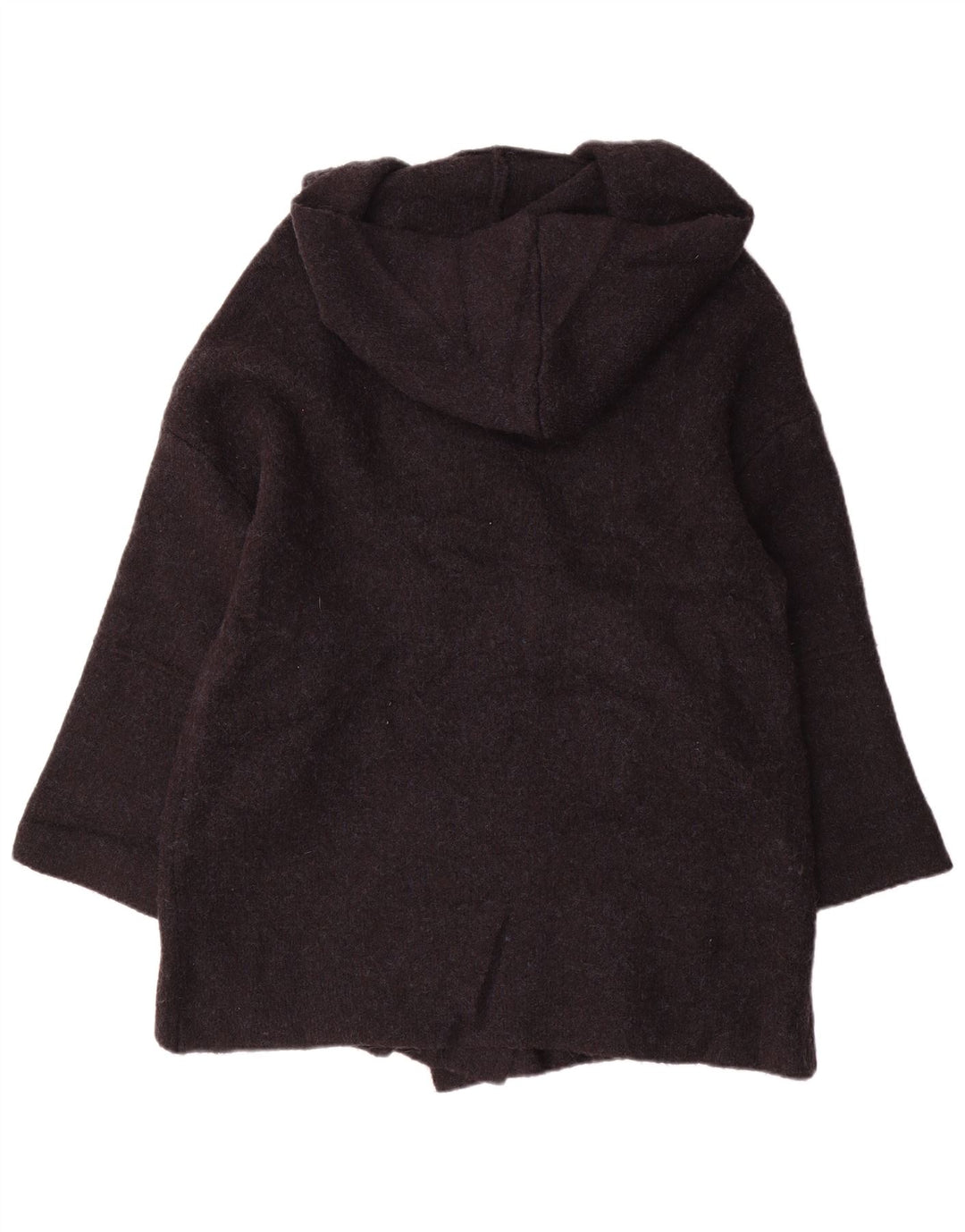 Zara Dame Oversized hættetrøje cardigan UK 14 Medium Navy Blue