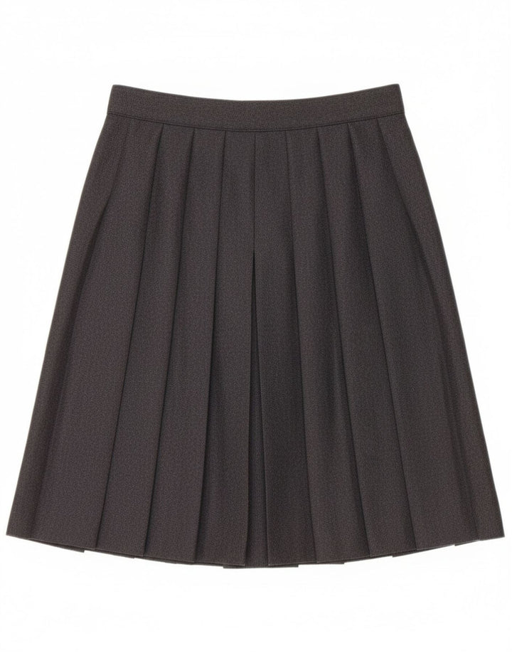 Bagarry Kvinder plisseret nederdel IT 44 Medium W26 Sort Ny Uld