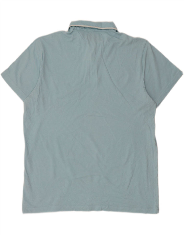 Penguin herre poloshirt XL blå bomuld