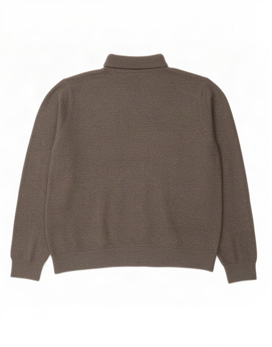 Marks & Spencer Dame Rullehals Sweater UK 14 Medium Grey Polyester