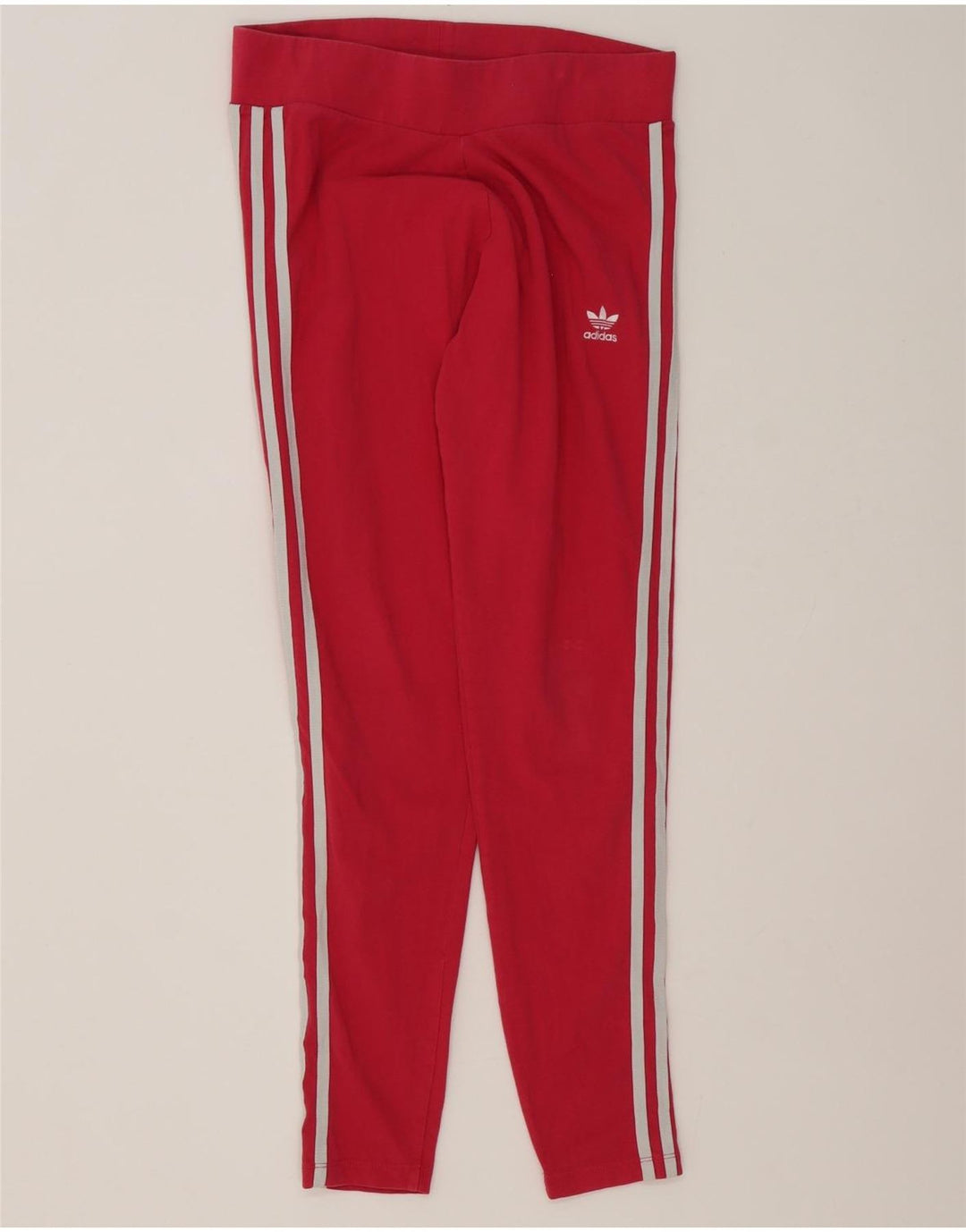 Adidas Dame Leggings UK 14 Medium Pink Bomuld