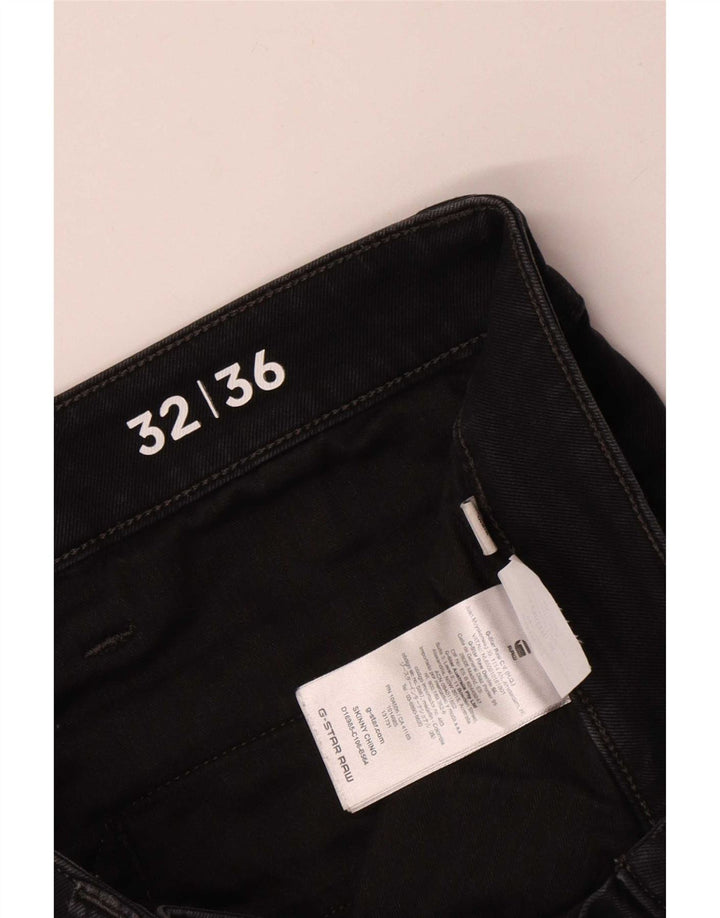 G-Star Slim Jeans til mænd W32 L36 sort bomuld