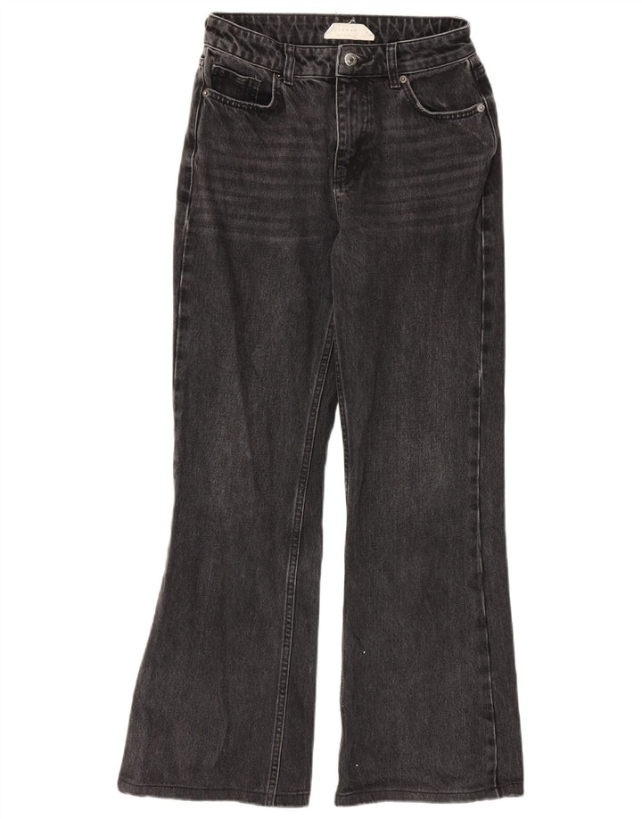 Topshop Dame Flared Jeans W26 L30 Grå Bomuld