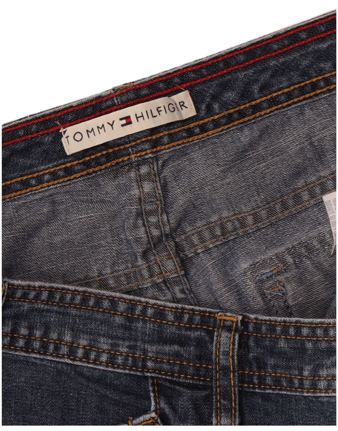 Tommy Hilfiger Dame Flared Jeans W32 L30 Blå