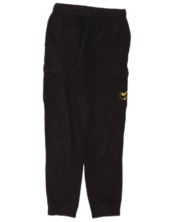 NIKE Boys Graphic Cargo træningsdragt Bukser Joggers 13-14 år XL Sort