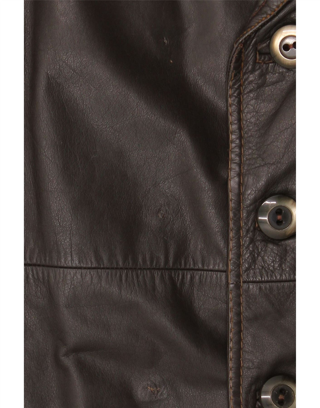 Vintage herre læderfrakke UK 38 medium brun