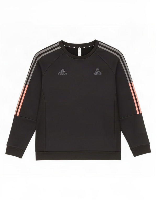 Adidas Grafisk Sweatshirt Jumper Medium Sort Polyester til mænd