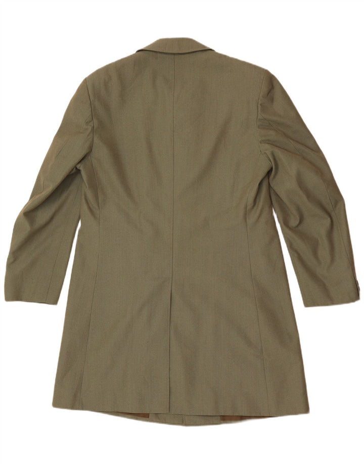 Vintage Overfrakke til mænd UK 36 Small Green Terital Classic