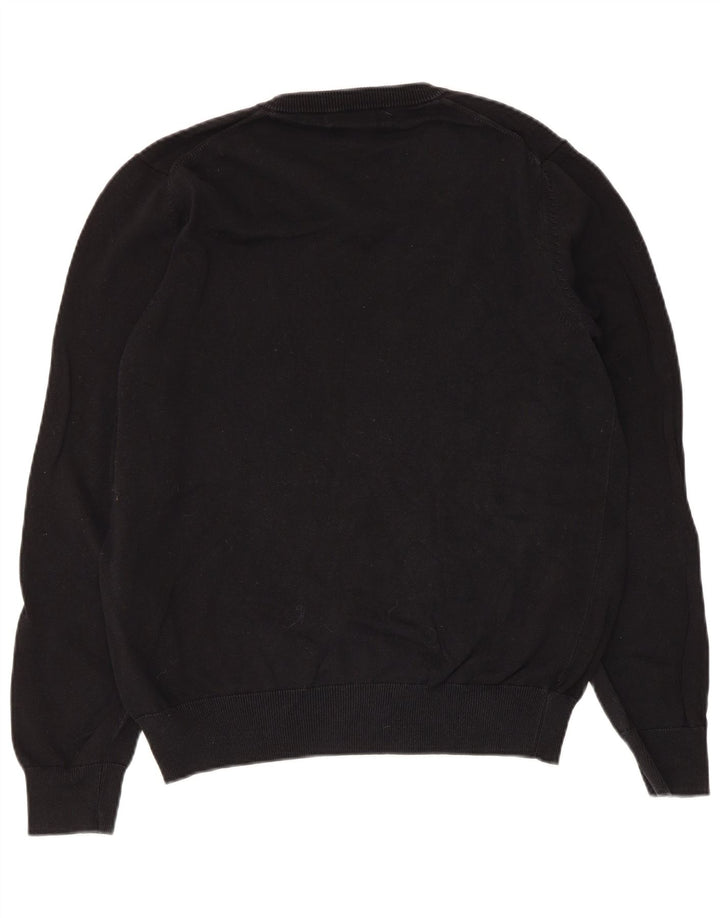 Marks & Spencer Herre V-hals sweater Medium Sort Bomuld