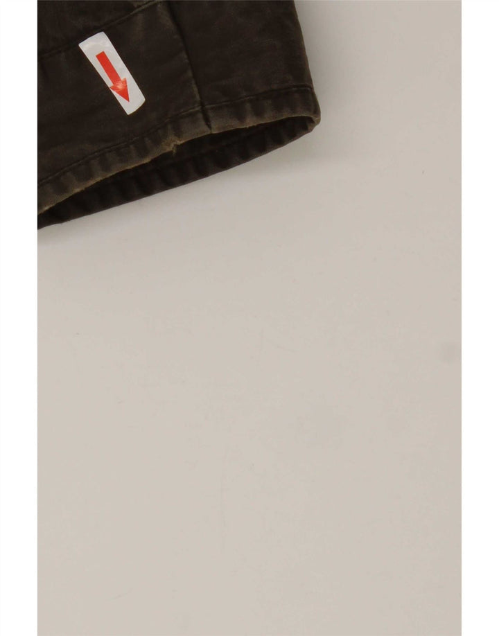 Superdry Parkajakke med hætte til mænd UK 40 Stor Khaki Polyester