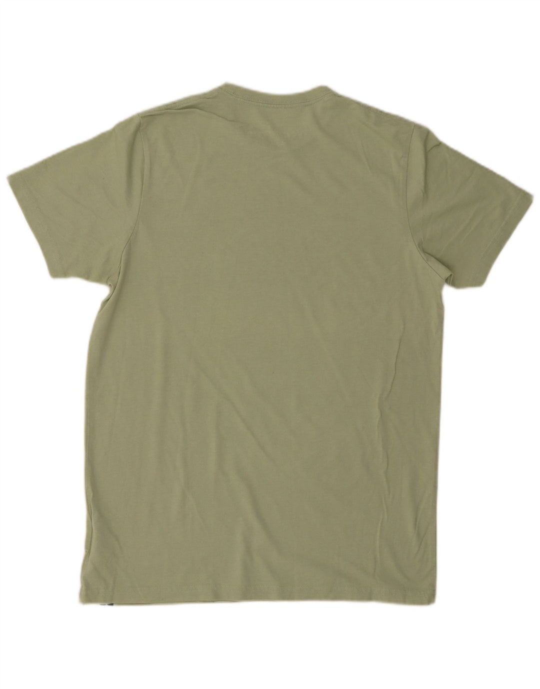 Weird Fish Herre T-Shirt Top Medium Khaki Bomuld
