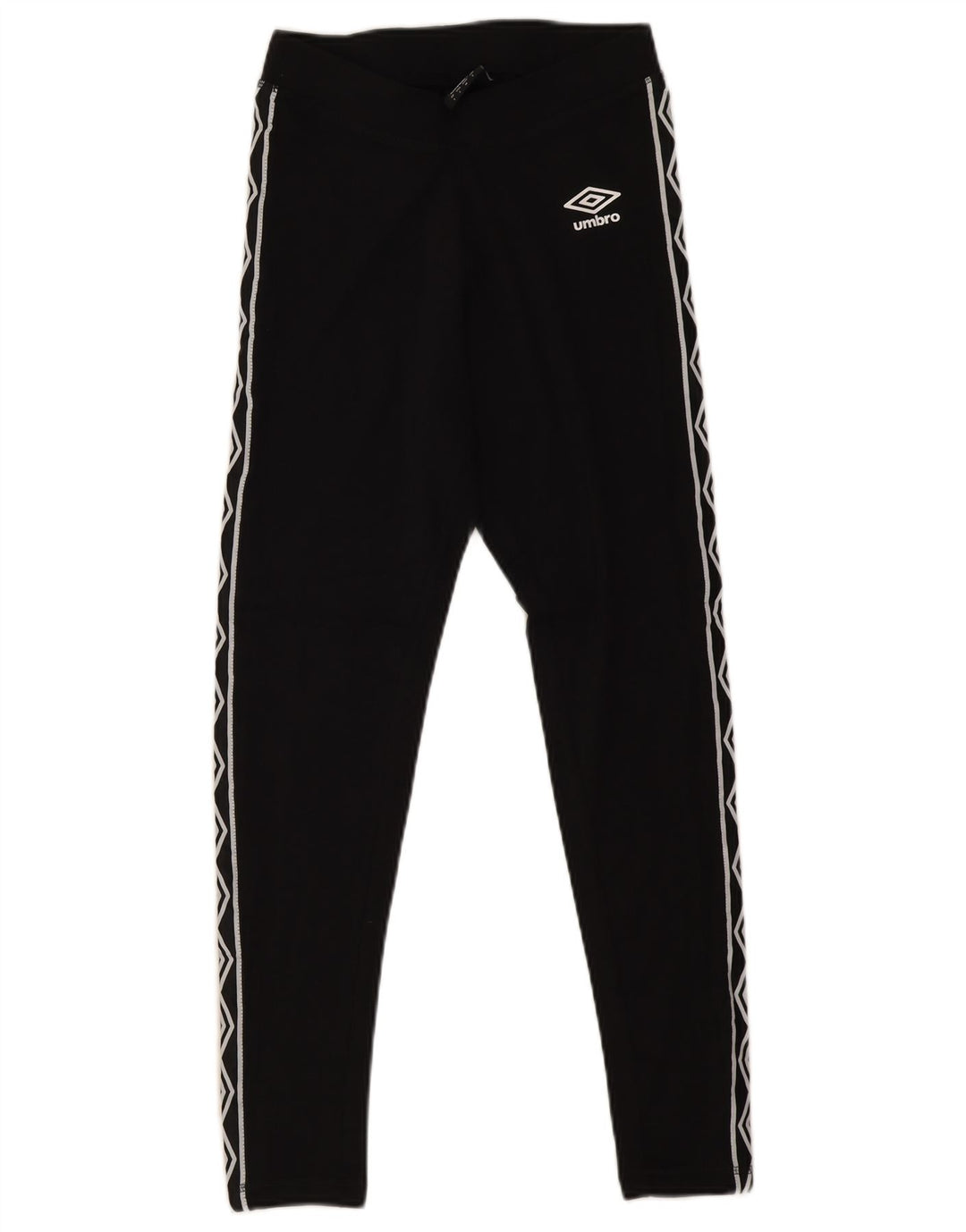 Umbro Womens Grafiske Leggings UK 10 Small Black Bomuld