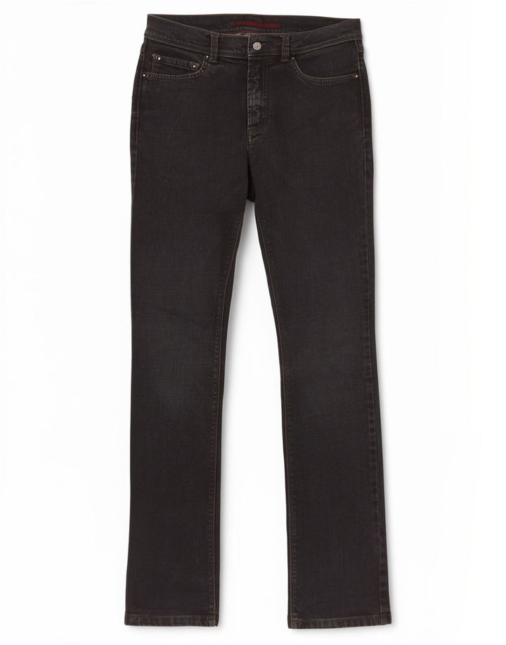 Trussardi Straight Jeans til mænd W29 L32 Grå bomuld