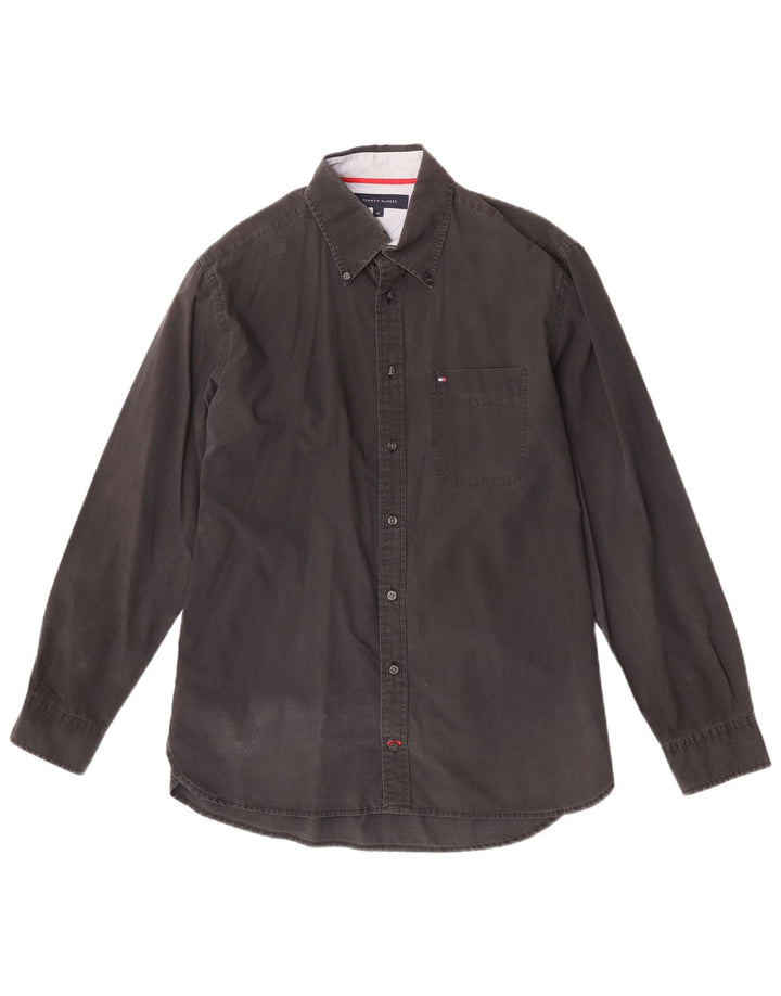 Tommy Hilfiger Herreskjorte Medium Sort Bomuld