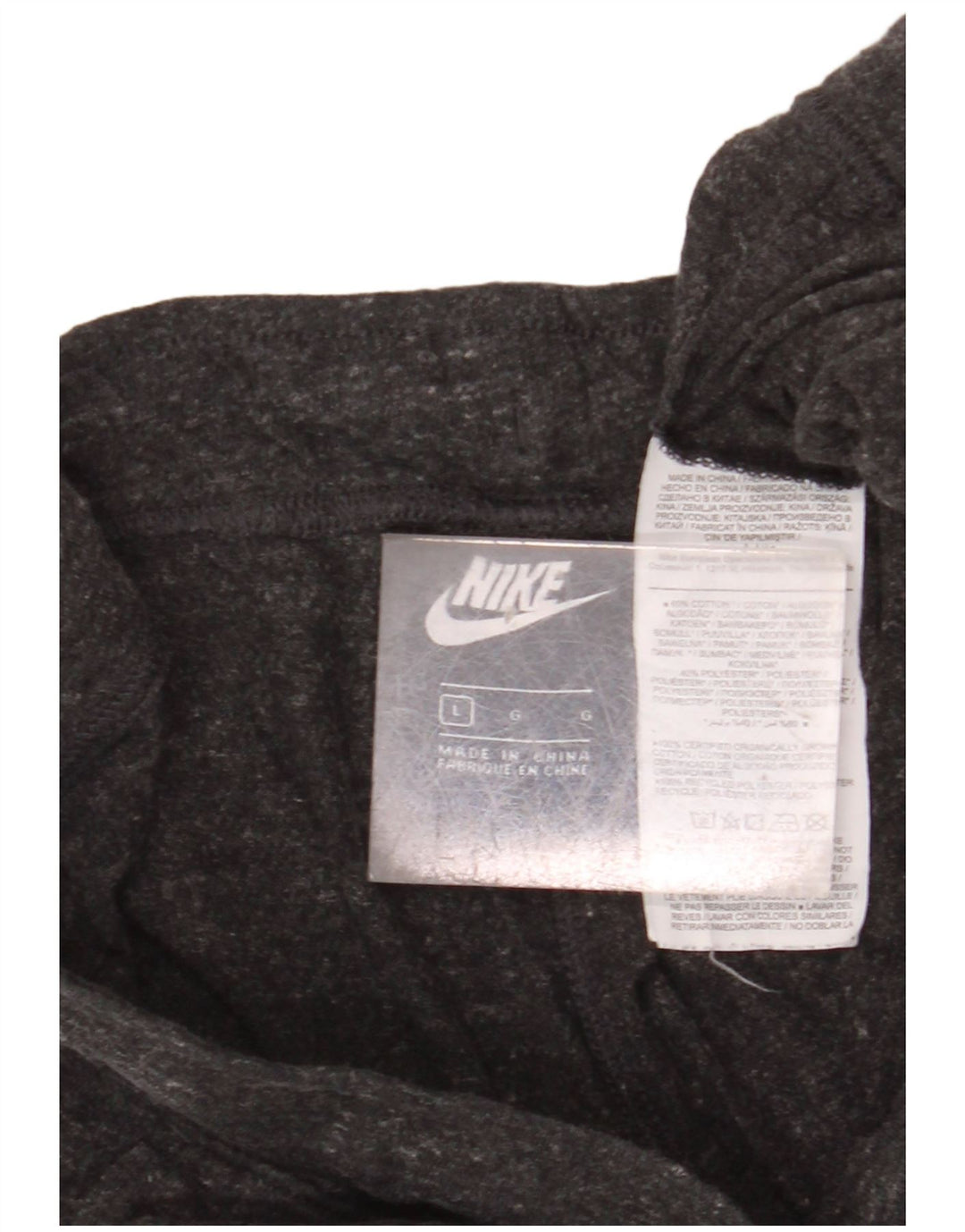 NIKE sportsshorts til kvinder UK 16 Large Grå Bomuld
