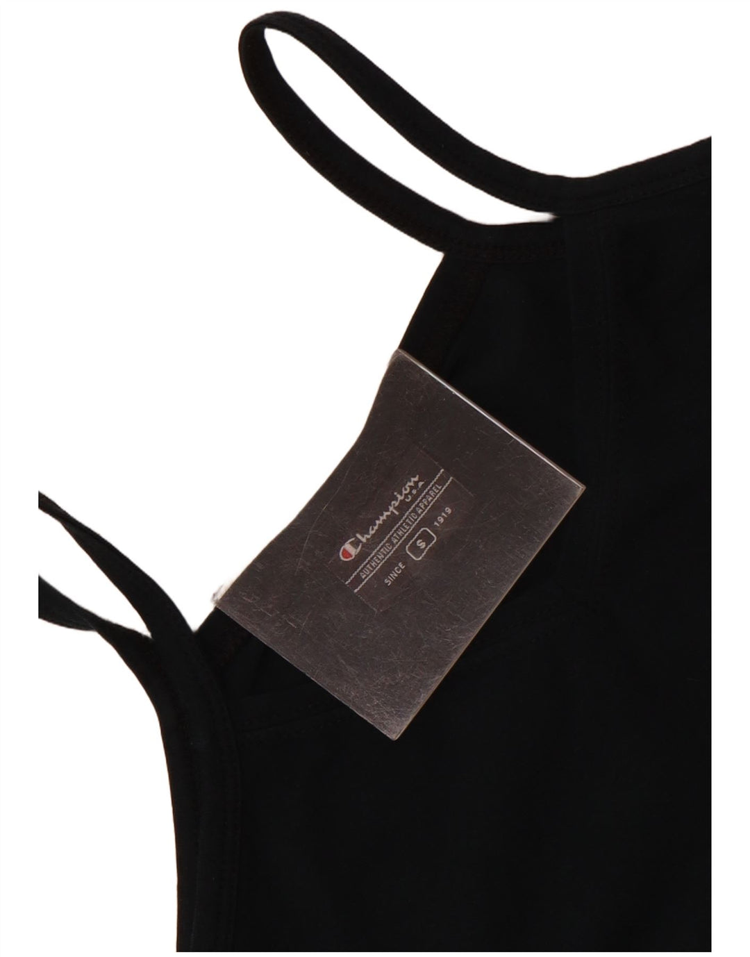 Champion Womens Crop Cami Top UK 8 Small Navy Blue