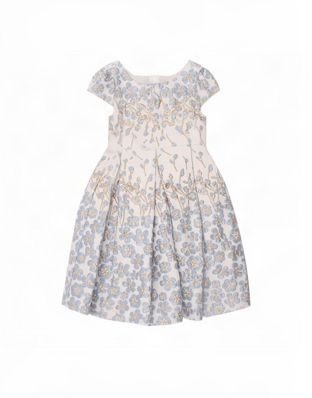 Monsoon Girls Princess Dress 2-3 Years White Floral Polyester