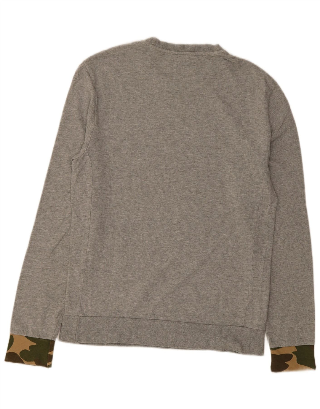 Penguin Herre Sweatshirt Jumper Medium Grey Flecked Bomuld