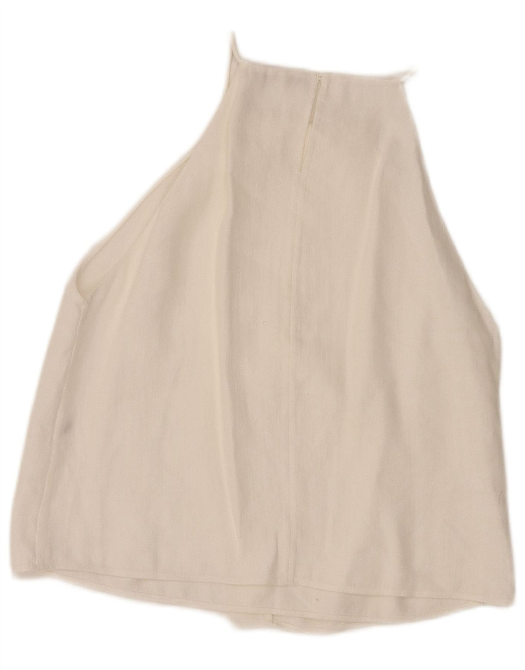 Massimo Dutti Dame Halter Top UK 6 XS Hvid