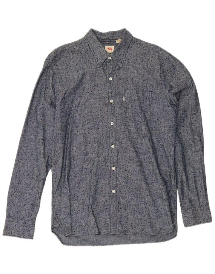 Levi's Herreskjorte Medium Blue Flecked Bomuld