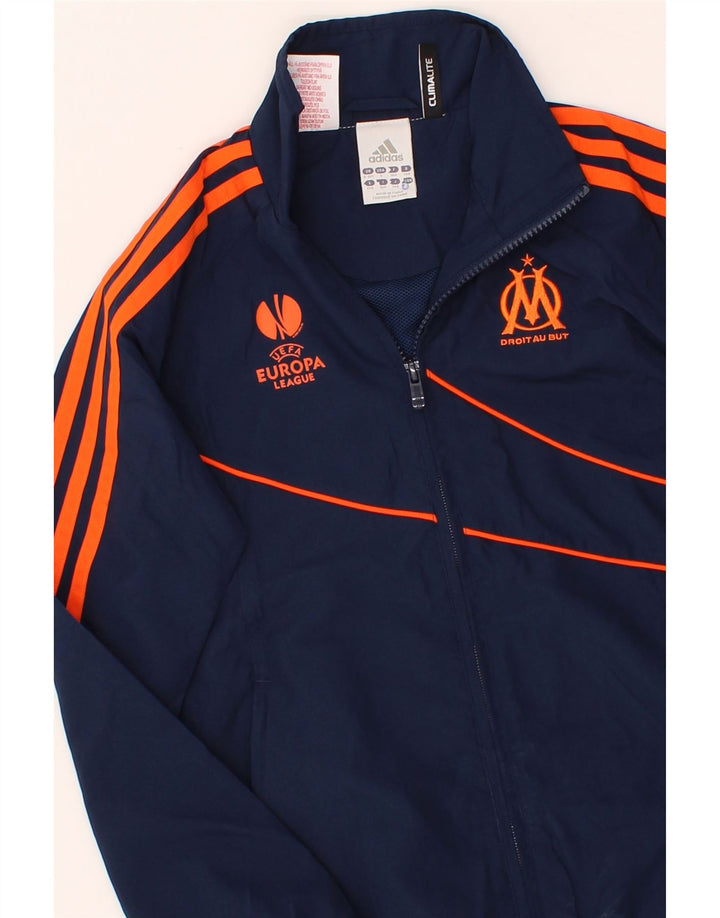 ADIDAS Boys Tracksuit Top Jacket 9-10 Years Navy Blue Vintage Adidas and Second-Hand Adidas from Messina Hembry 