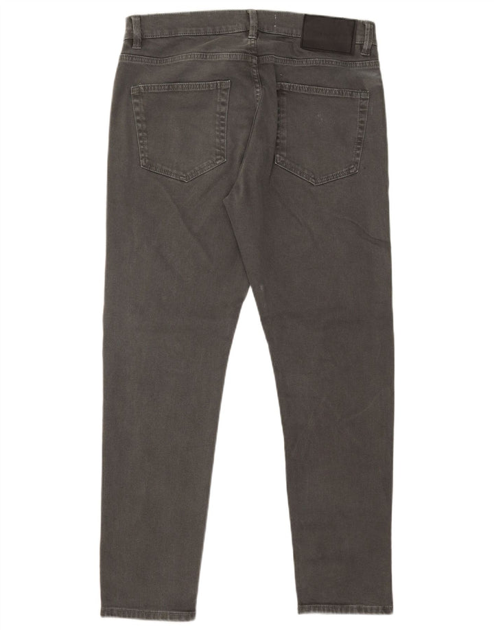 Zara Herre Slim Jeans EU 42 Large W32 L28 Grå Bomuld