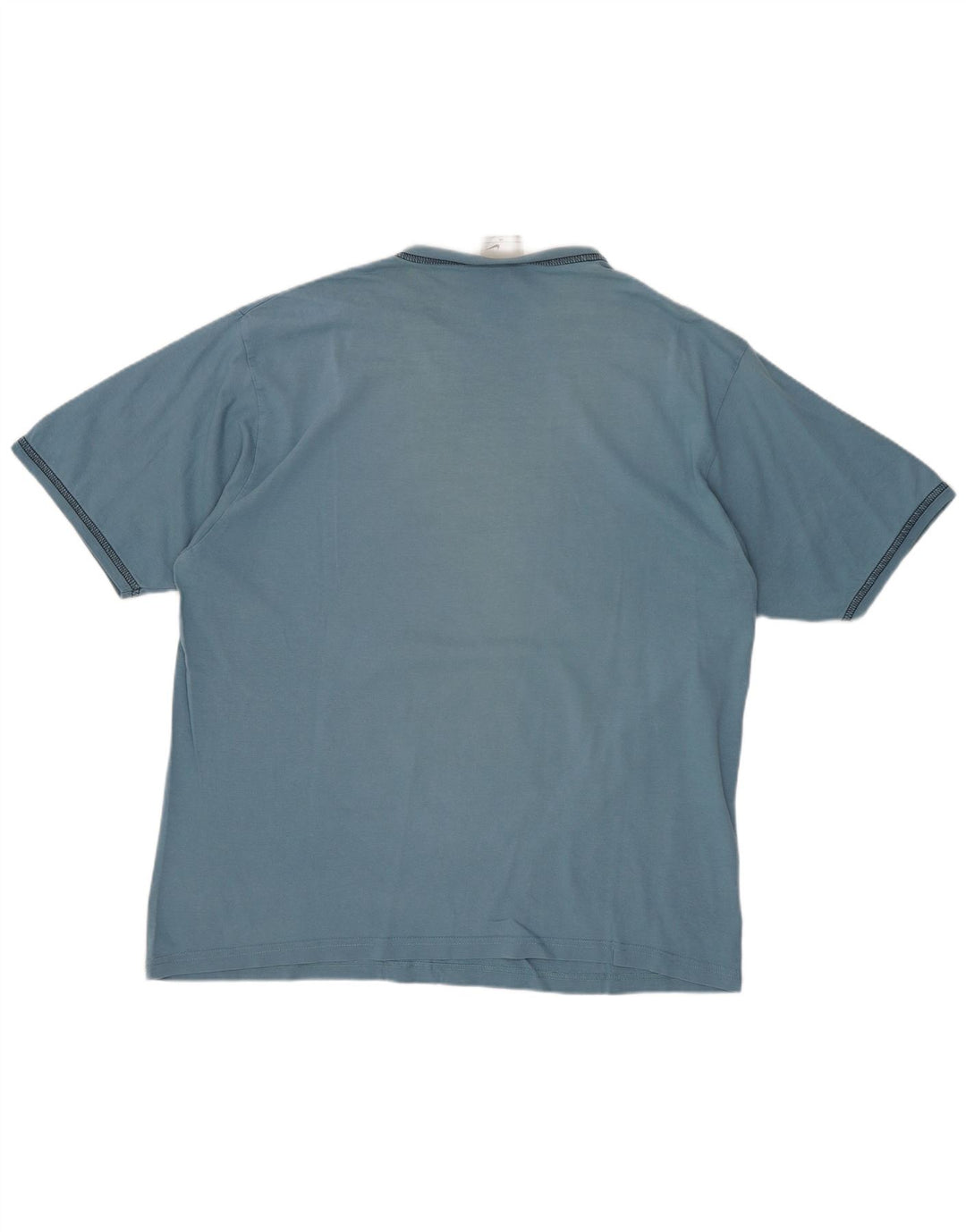NIKE Grafisk T-shirt top til mænd UK 39/41 Medium Blue Bomuld