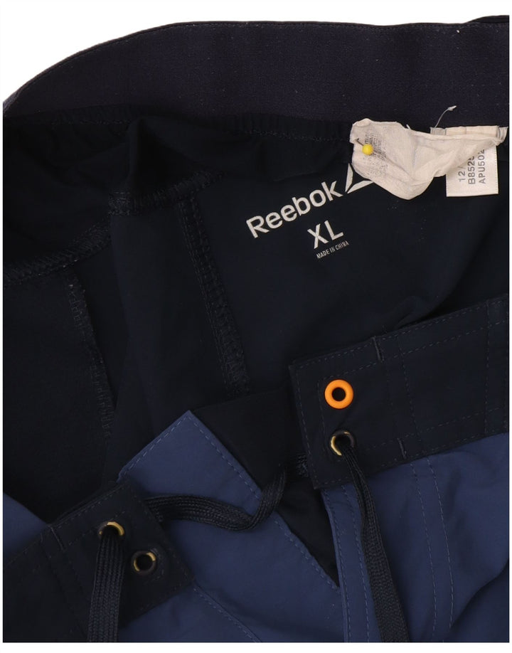 Reebok Badeshorts til mænd XL Marineblå Colourblock Polyester