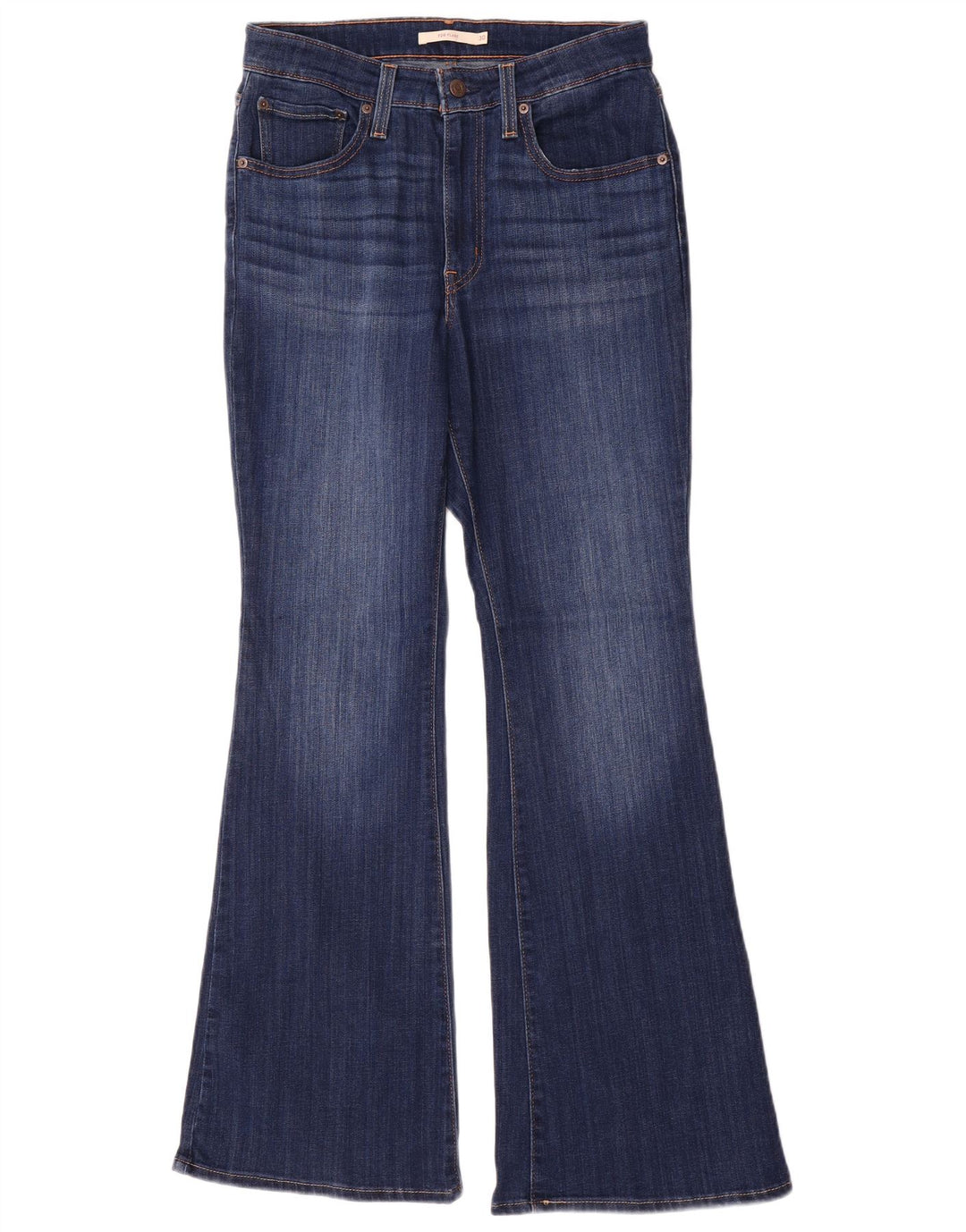 Levi's Dame 726 Flared Jeans W30 L32 Blå Bomuld