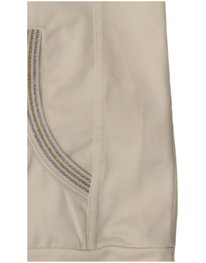 Champion Womens Easy Fit træningsdragt Topjakke UK 14 Medium Off White