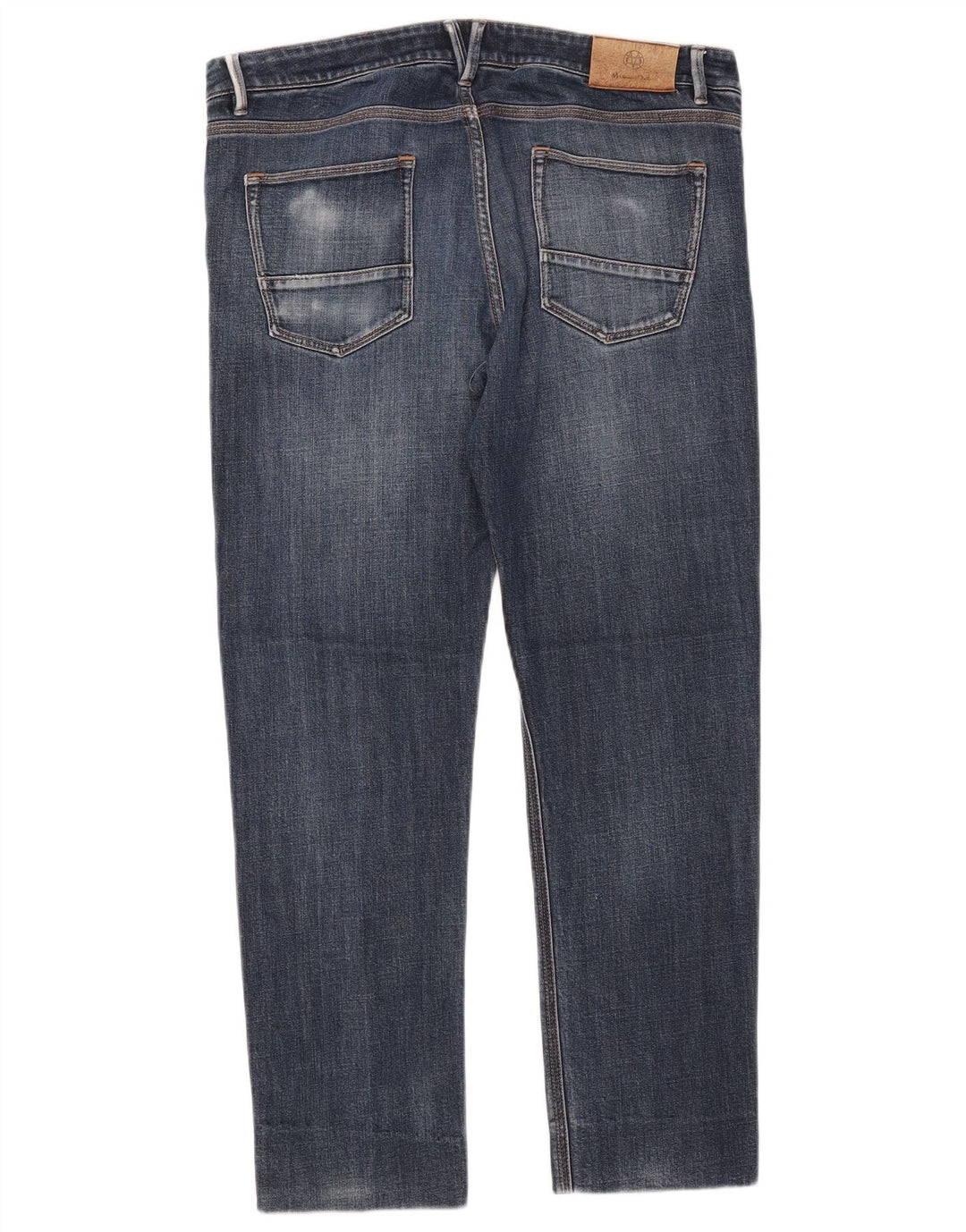 MASSIMO DUTTI Herre Slim Jeans EU 42 Large W34 L27 Blå Bomuld