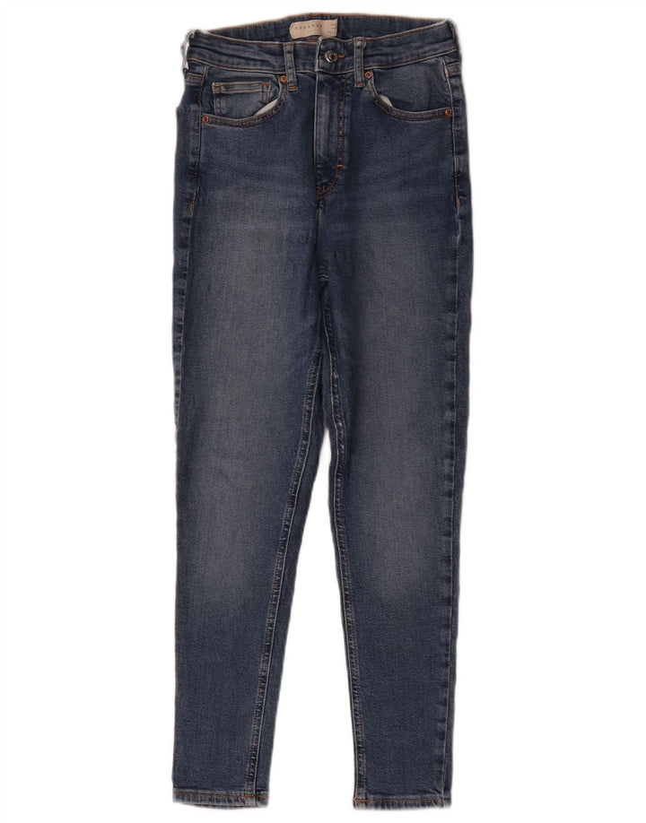 Topshop Dame Jamie Skinny Jeans W28 L30 Blå Polyester