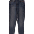Topshop Dame Jamie Skinny Jeans W28 L30 Blå Polyester