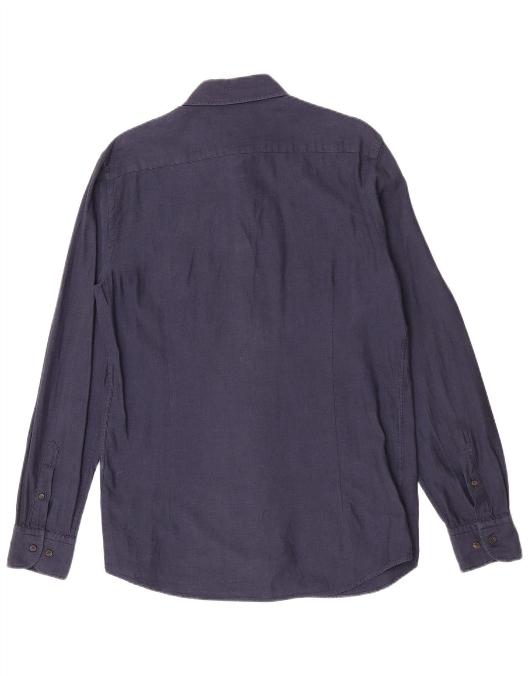 Massimo Dutti Herreskjorte Medium Navyblå Bomuld