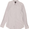 CALVIN KLEIN Mens Slim Fit Shirt Large Grey Check Vintage Calvin Klein and Second-Hand Calvin Klein from Messina Hembry 