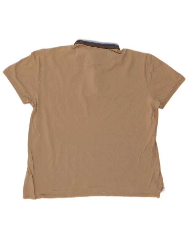 Massimo Dutti Herre Casual Fit Polo Shirt Large Beige