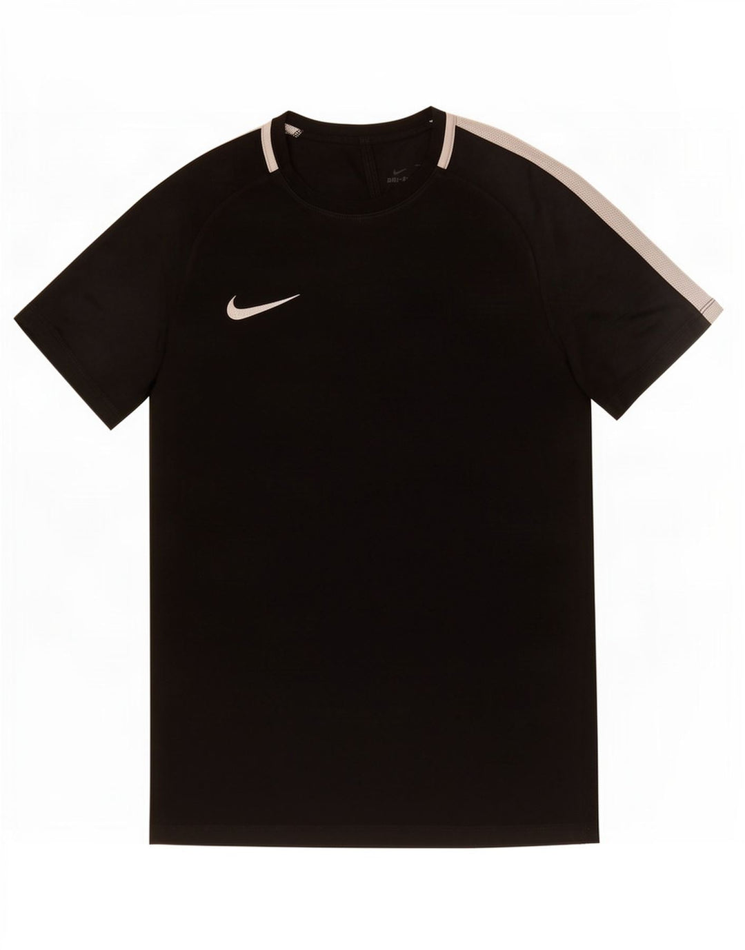 Nike Herre Dri Fit T-shirt Top Medium Sort Colourblock Polyester