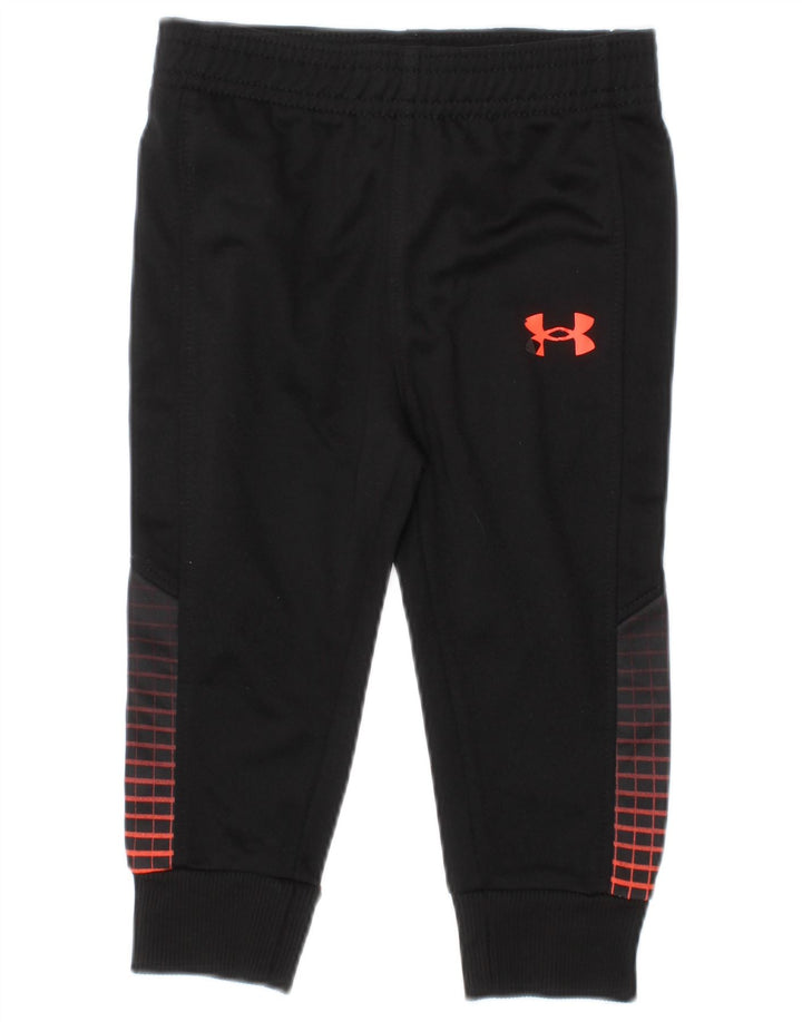 UNDER ARMOUR Baby Boys træningsdragt bukser 6-9 måneder Sort Geometrisk