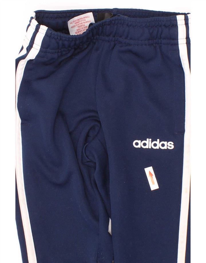 Adidas Boys Climalite træningsdragt bukser 3-4 år marineblå polyester