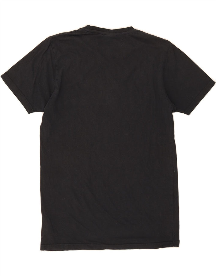 ELLESSE Mens Graphic T-Shirt Top Small Black Vintage Ellesse and Second-Hand Ellesse from Messina Hembry 