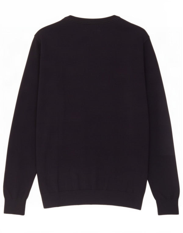 Calvin Klein Jeans Herre Boat Neck Jumper Sweater Medium Navy Blue Bomuld