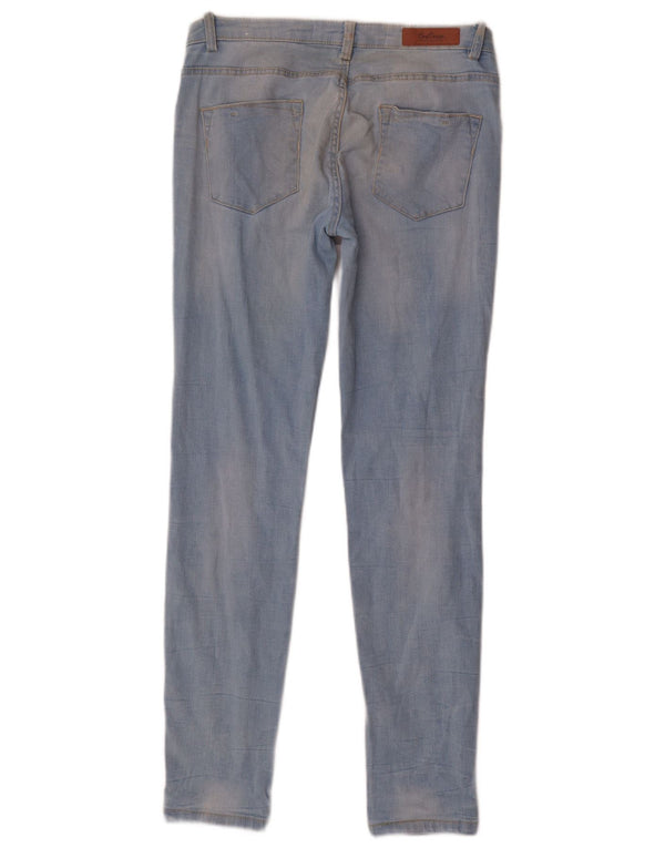 Zara Dame Trafaluc Slim Jeans EU 38 Small W28 L30 Blå Bomuld