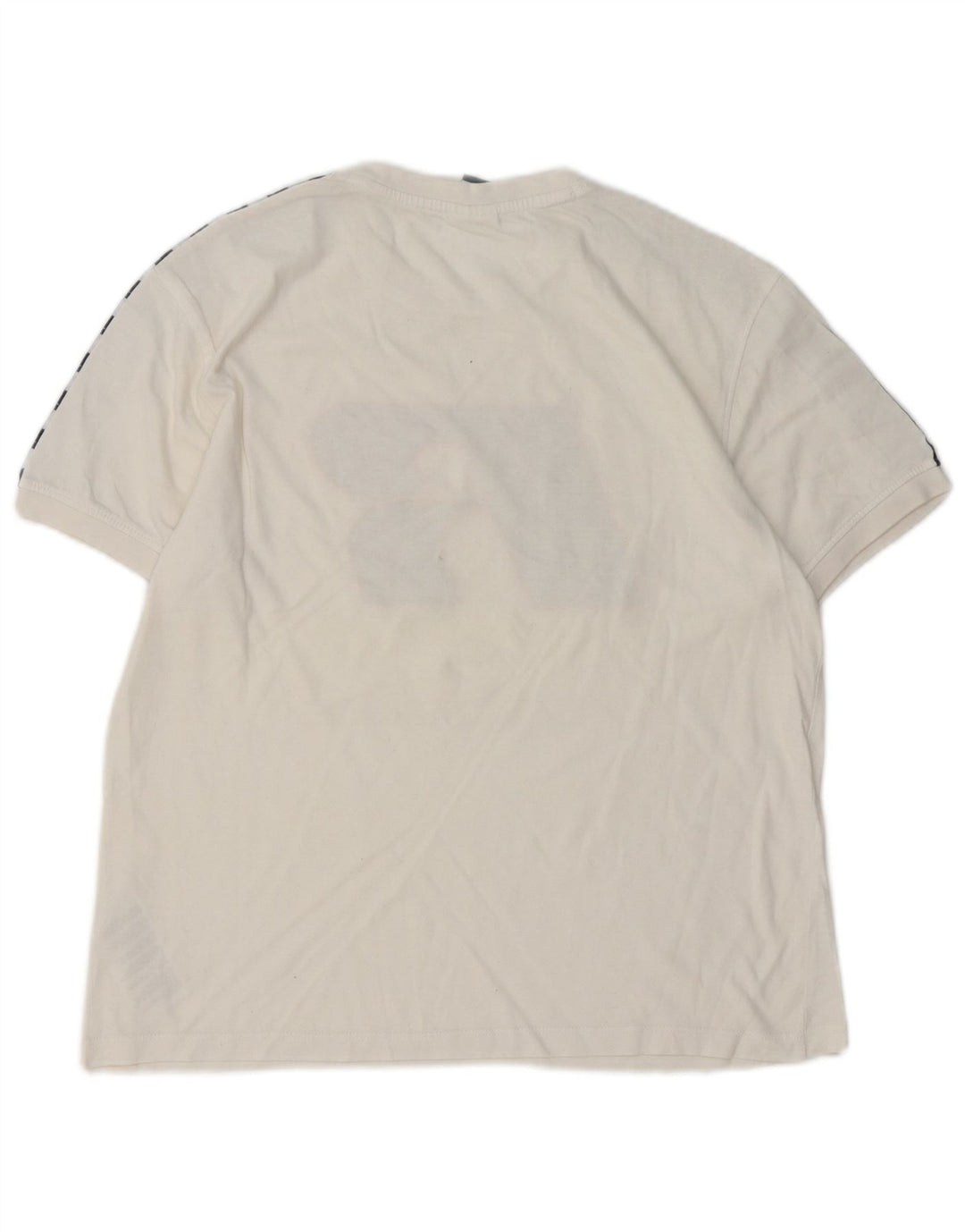 RUSSELL ATHLETIC Dame Grafisk T-Shirt Top Lille hvid bomuld
